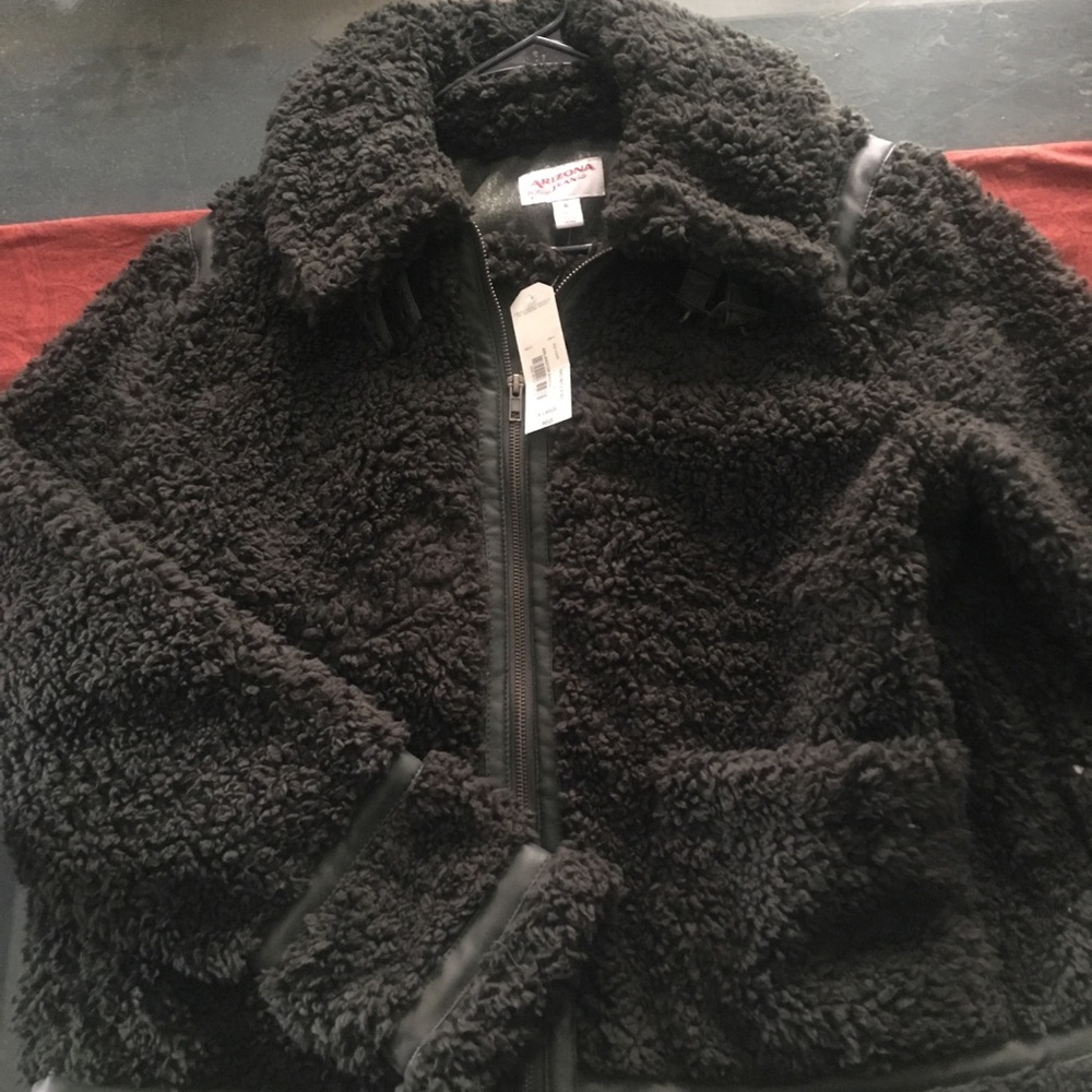 Arizona faux fur Moto jacket